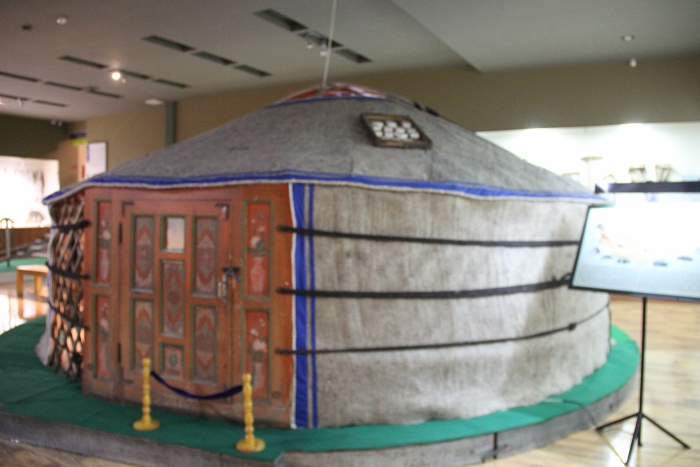The ger — felt from the herders' own sheep; the sheep are the house, raised in three hours.